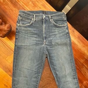 Citizens Of Humanity Chrissy Uber High Rise Blue Jeans